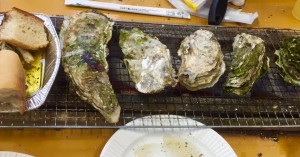 スケート＆牡蠣小屋